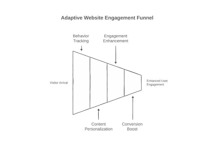 Adaptable Website Engagement Funnel